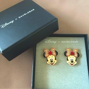 Baublebar x Disney Minnie Mouse Autumn Leaves Fall Statement Studs